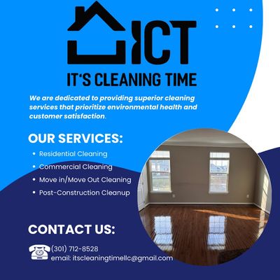 Avatar for It’s Cleaning Time, LLC