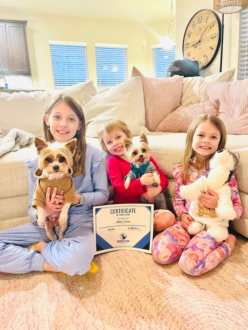 Arlo & Finn Graduated!