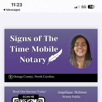 Avatar for Signs of the time Mobile Notary