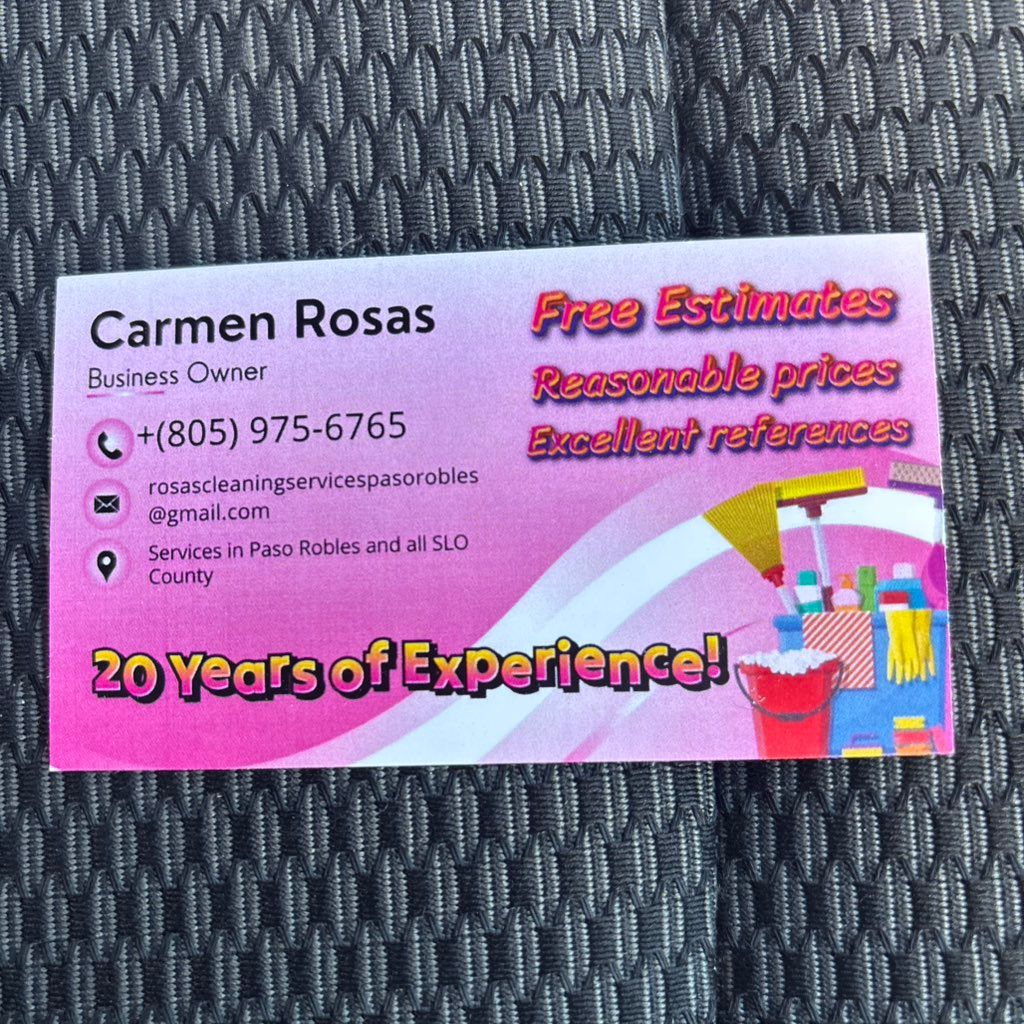 Rosas’s cleaning service