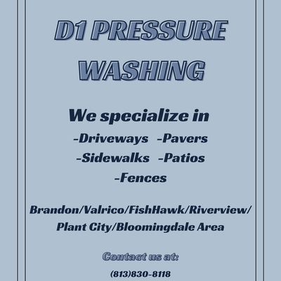 Avatar for D1 Pressure Washing