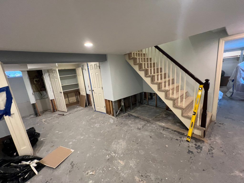 Another look up at basement  project