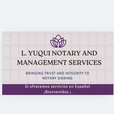 Avatar for L. Yuqui Notary and Management Services