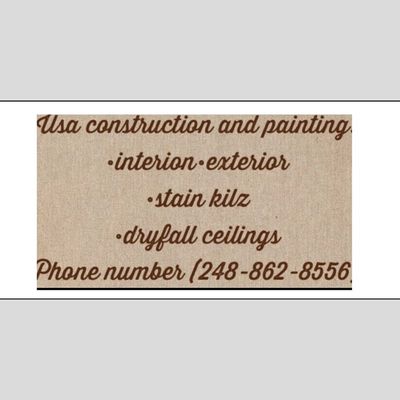 Avatar for USA construction and painting.