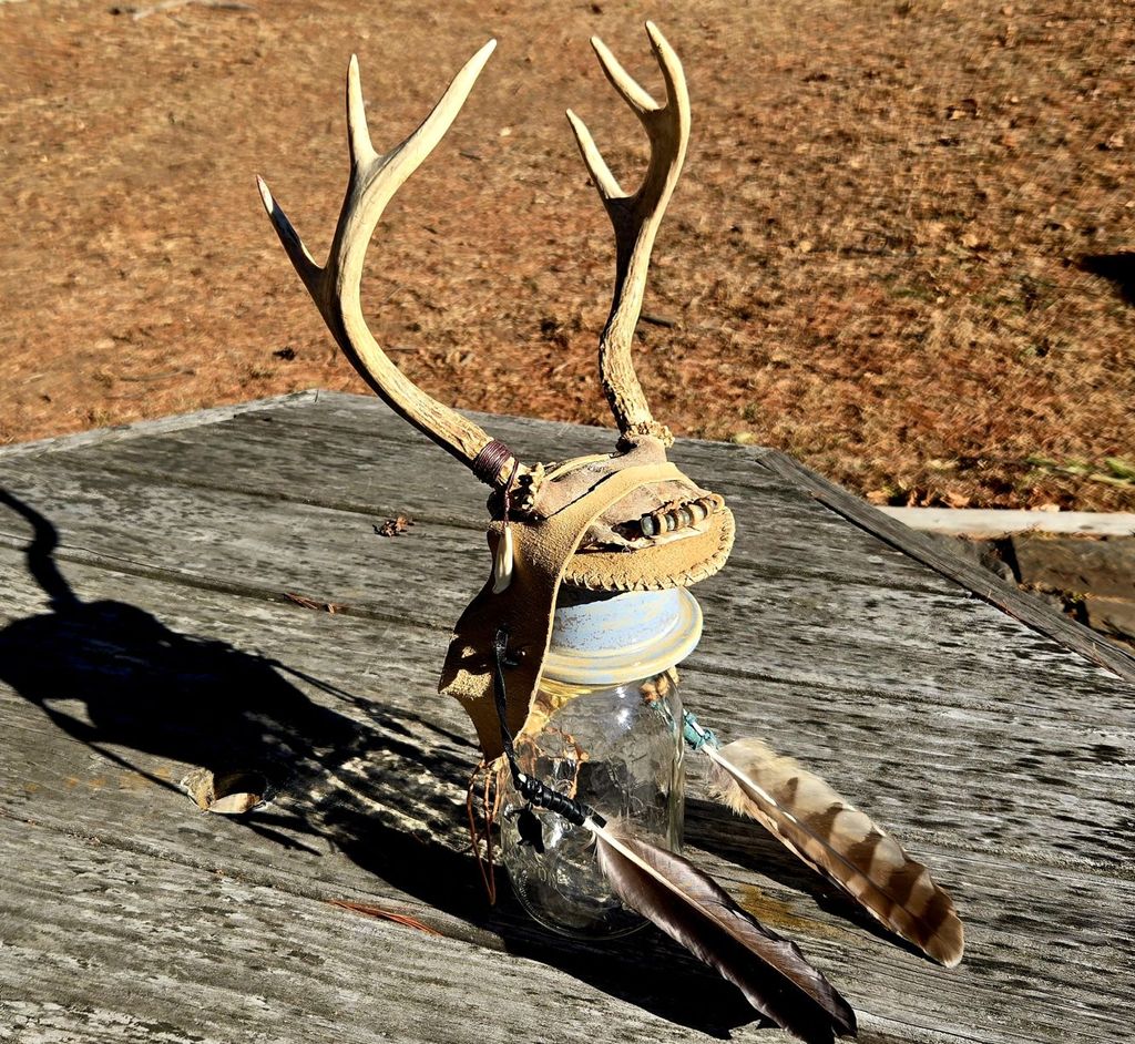 Reindeer Shaman Headdress created by Cynthia and O