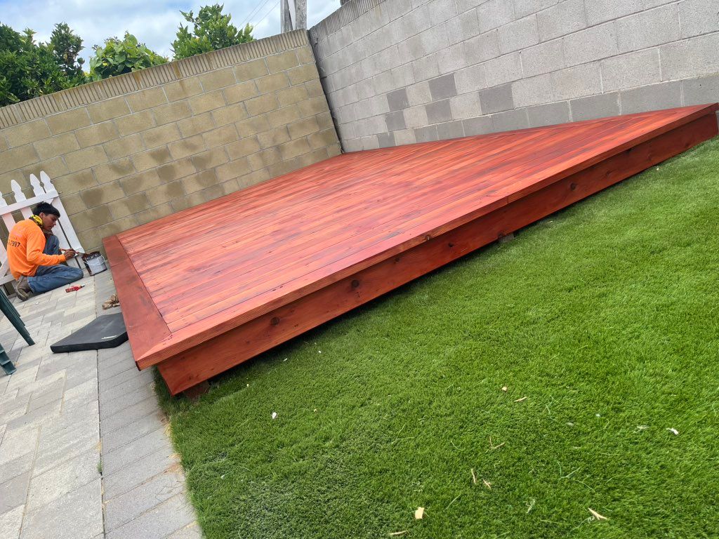 New low profile deck built 