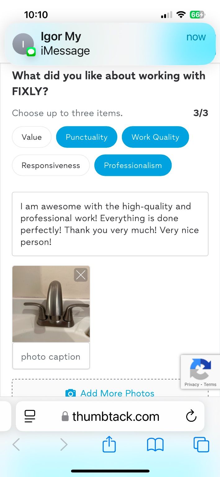 I am delighted with the high-quality and professio