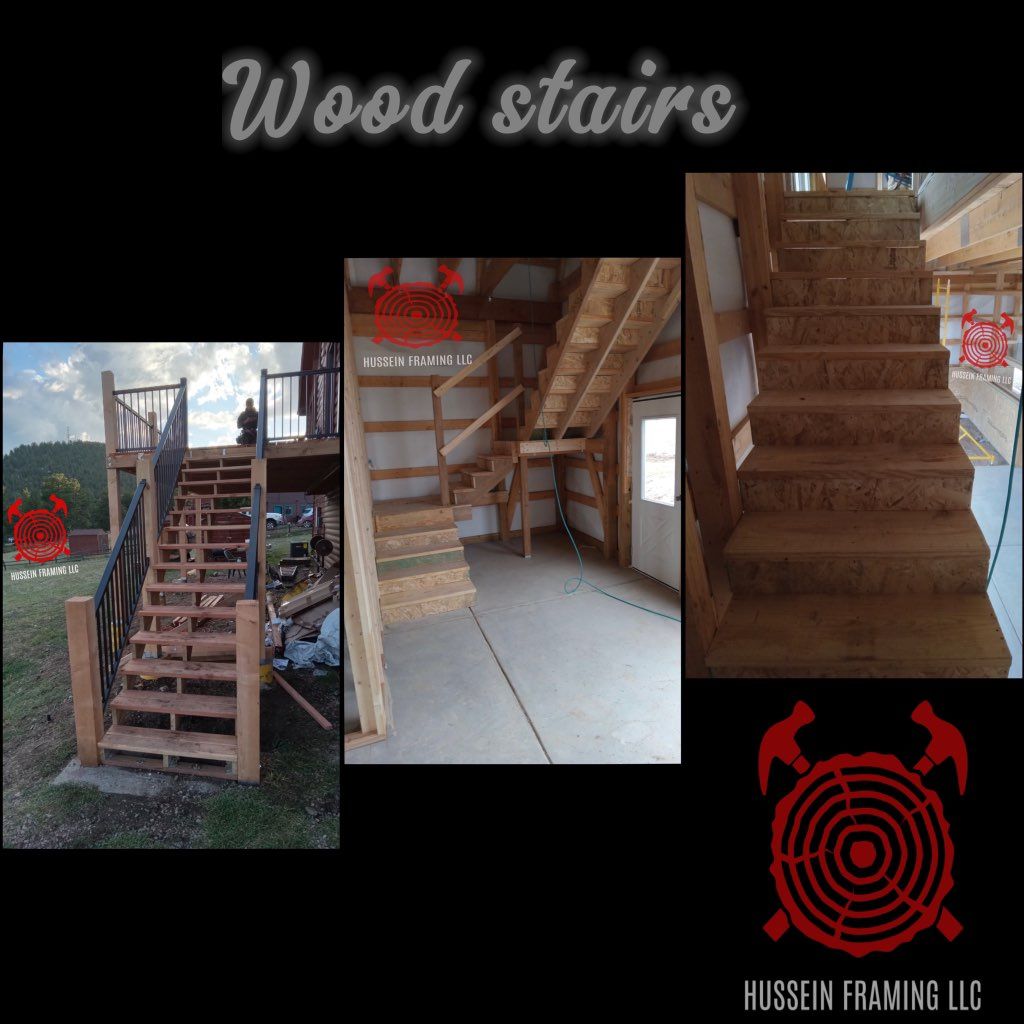 Wood stairs 