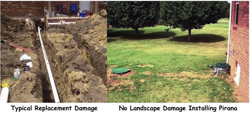 Traditional Invasive Replacement vs. ESS Pirana In