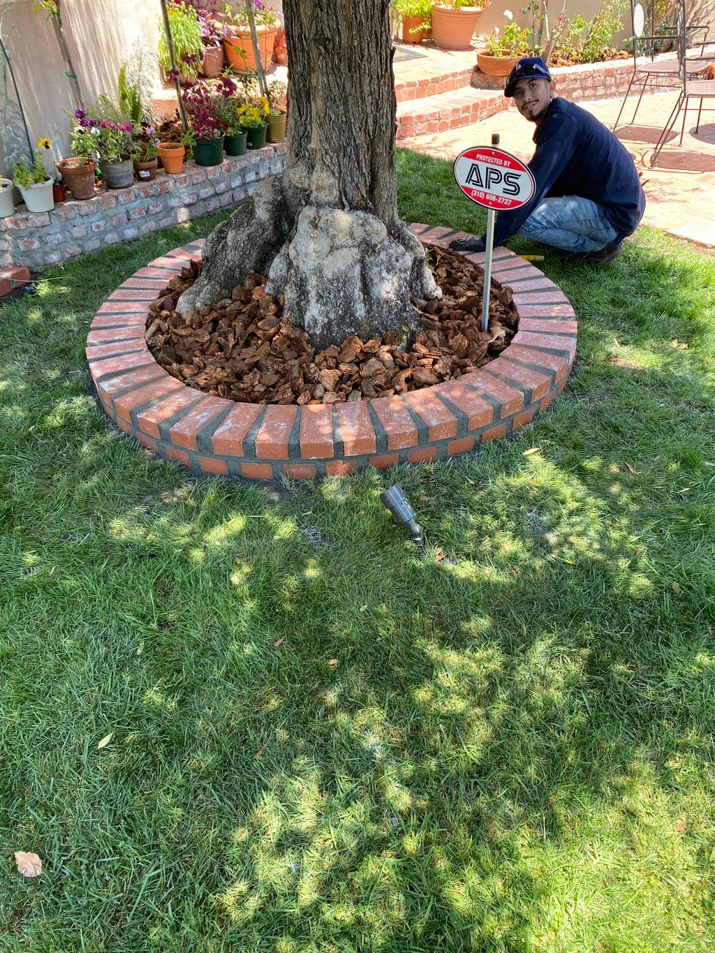 Brick installation 