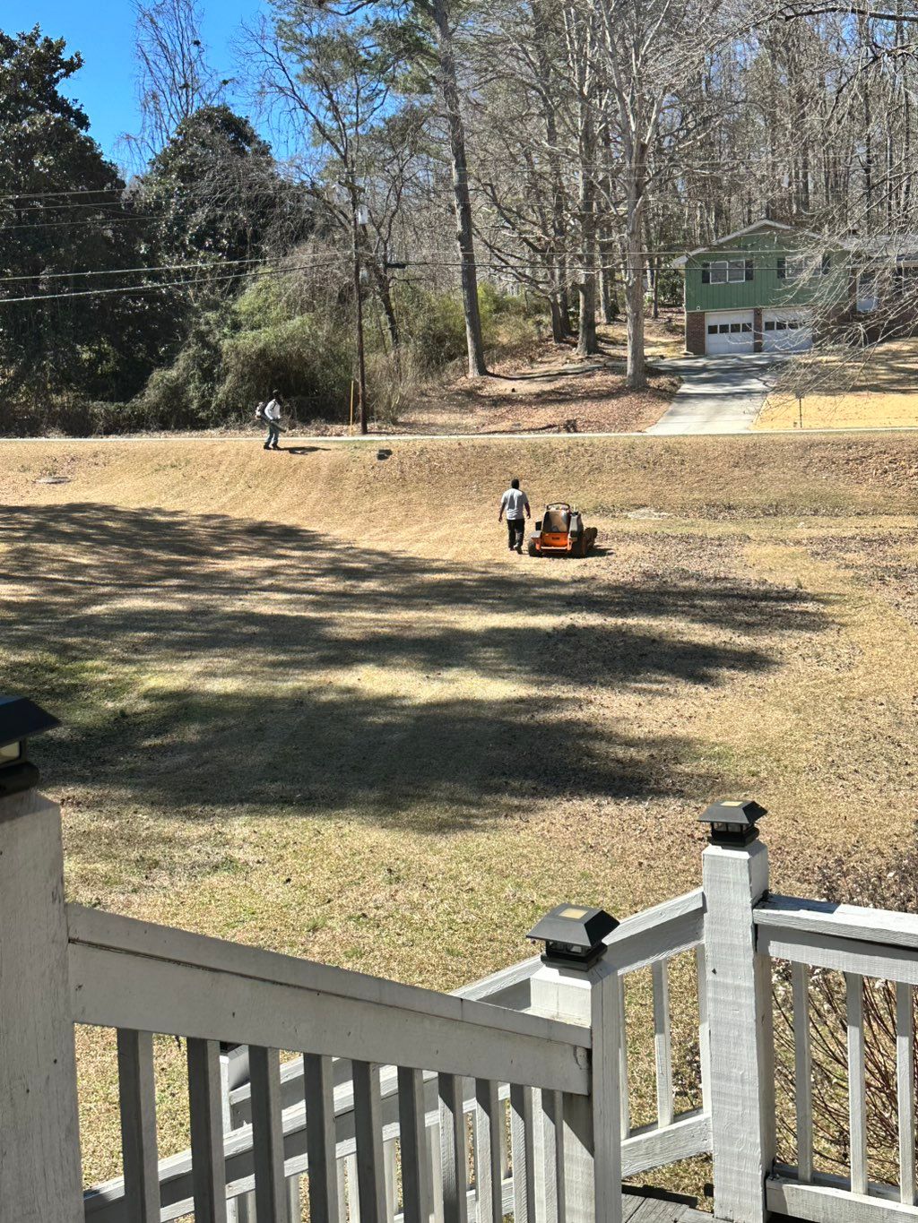 Our yard hasn’t looked this great in a long time. 