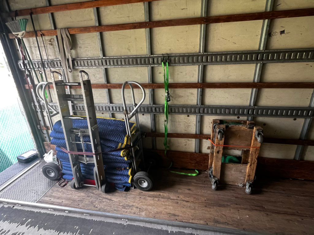 Moving equipment and tools ready for your move!