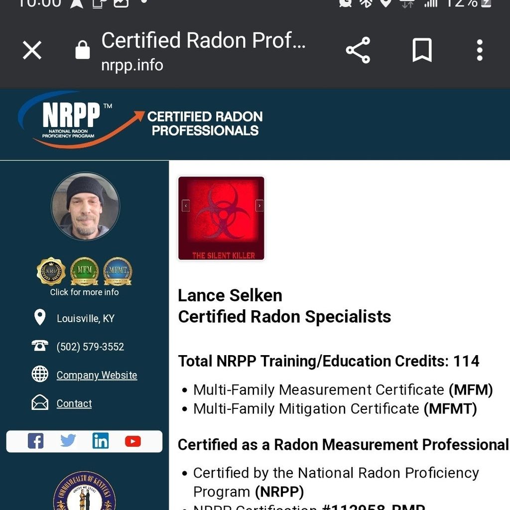 BreatheSafe Radon Moisture control