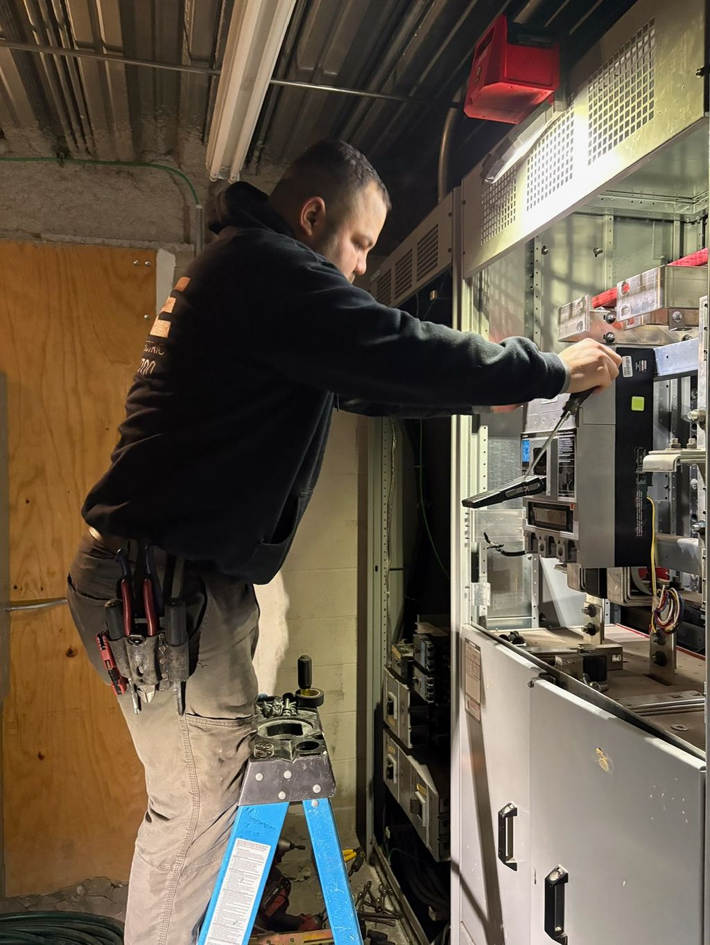 Markarian Electrician working in controls