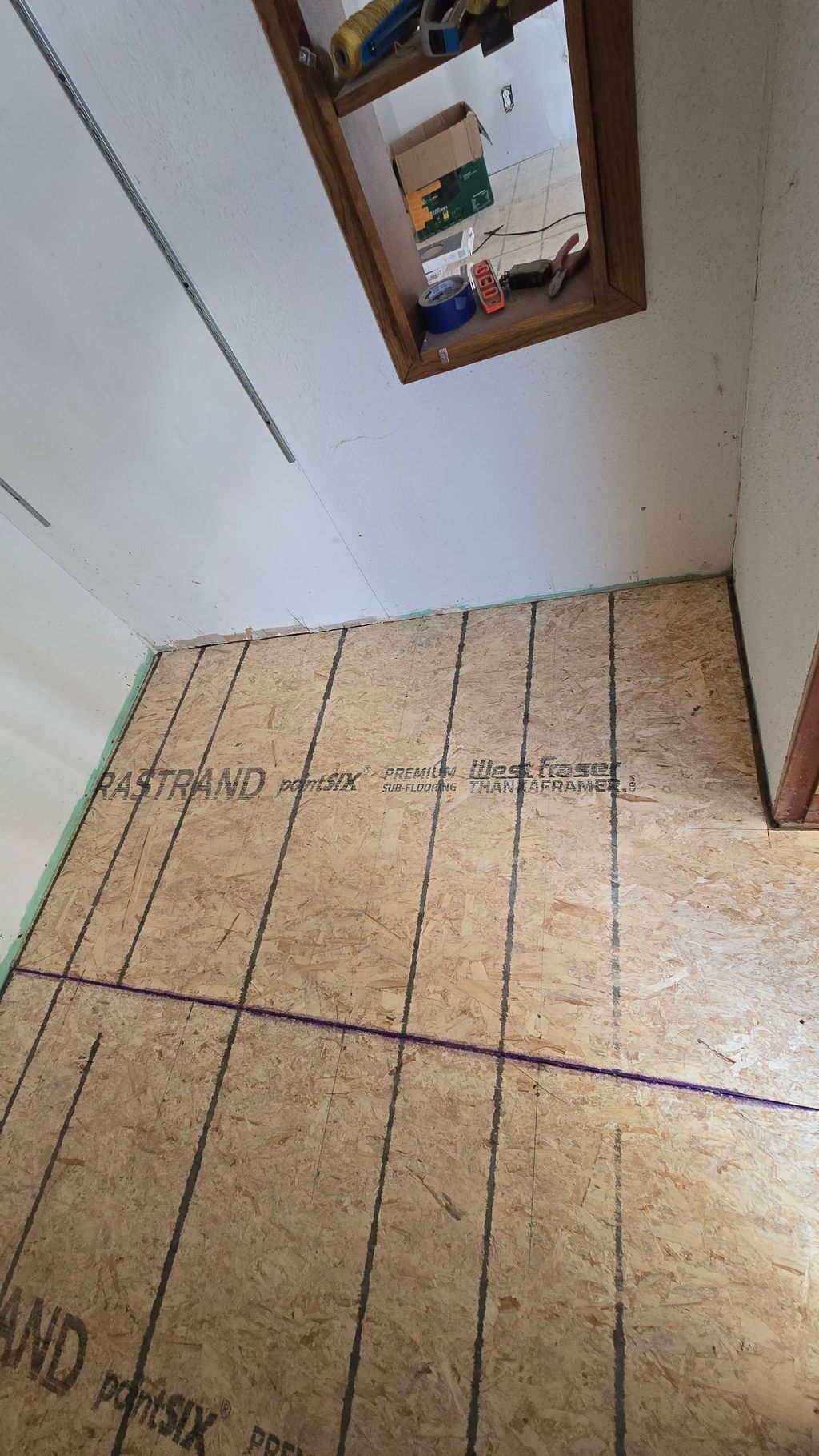 sub floor installation