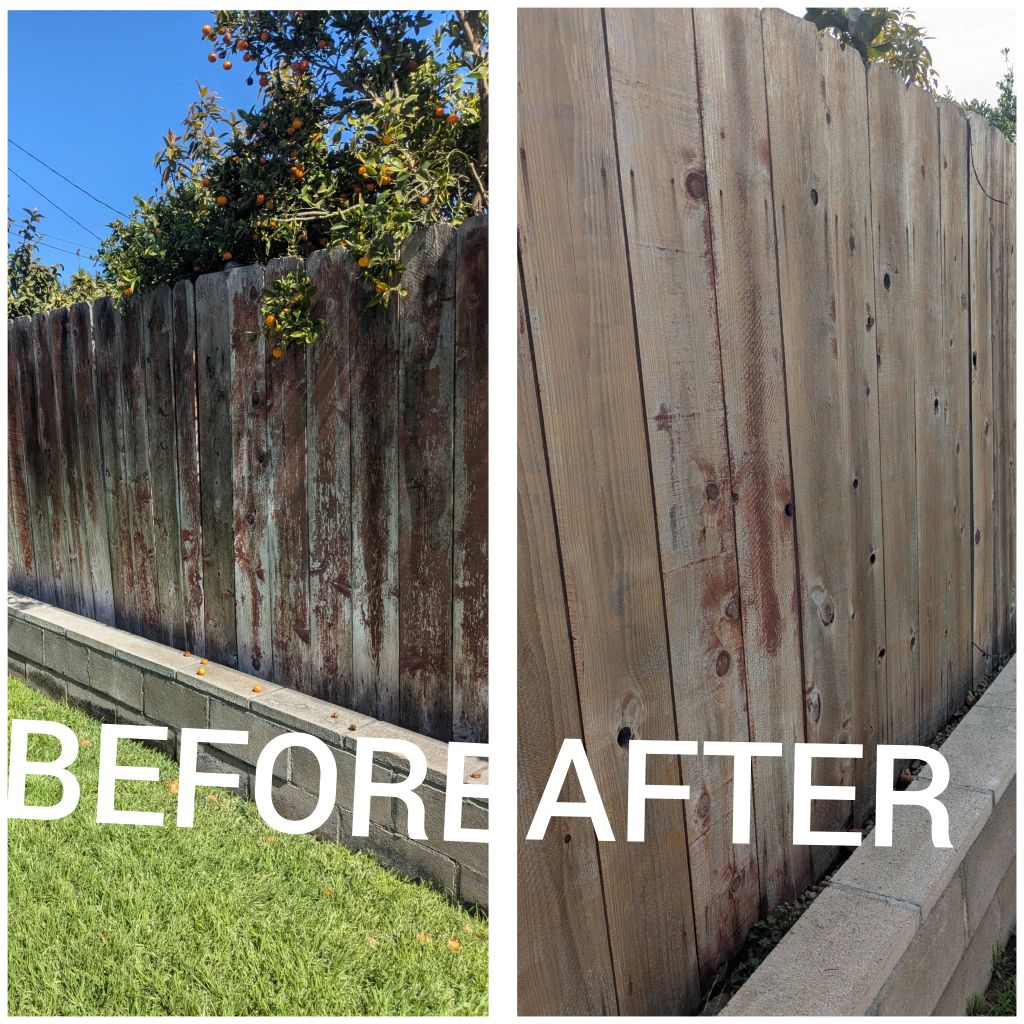 Fence cleaning 