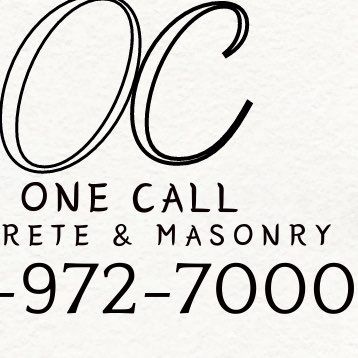 One Call concrete&masonry