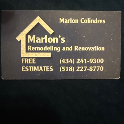 Avatar for Marlon’s Remodeling and Renovation