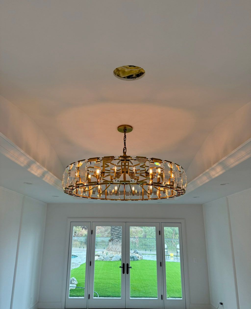 Hanged a 230 pounds chandelier.