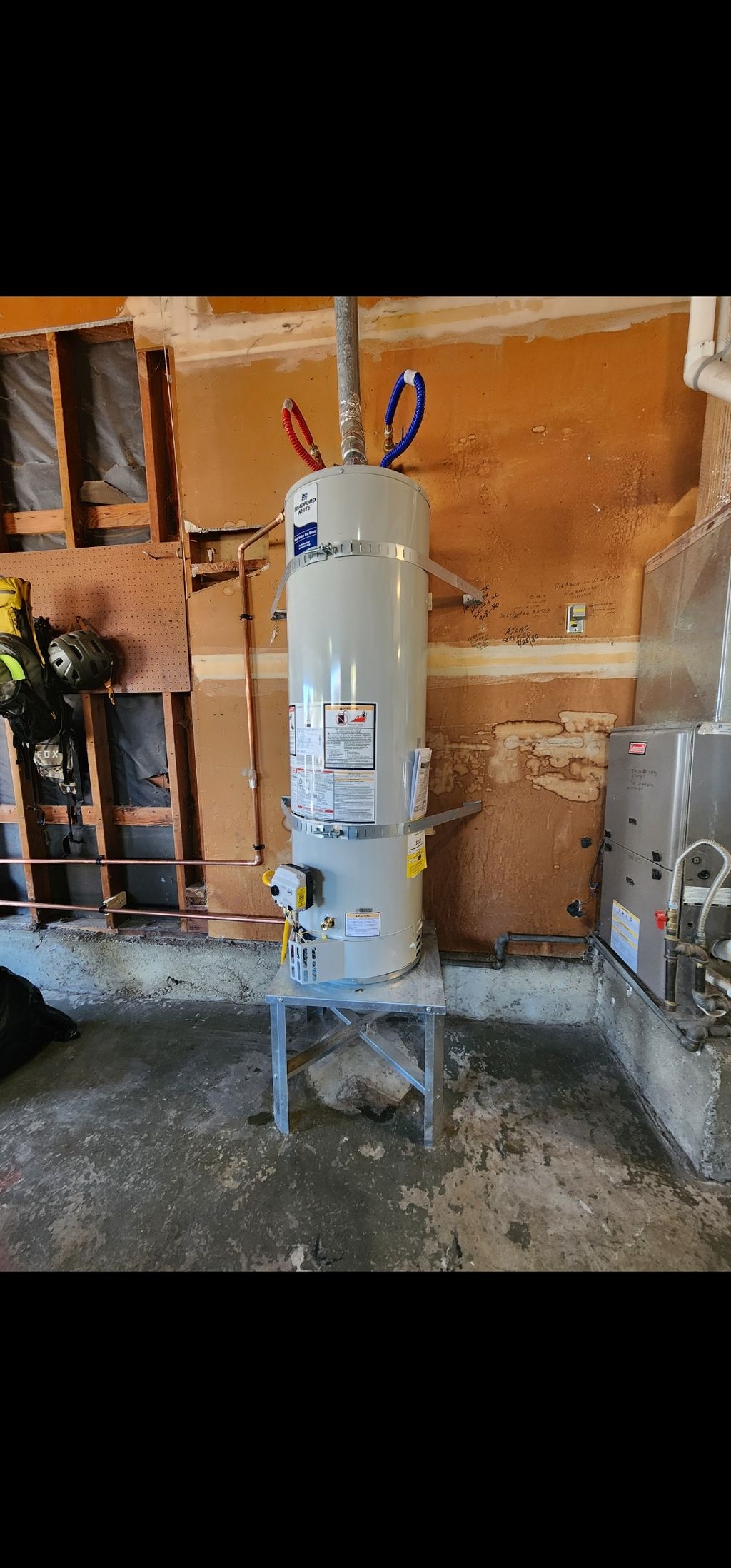 New  water heater installation!!