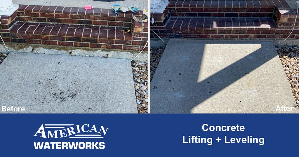 Sunken Concrete Stoop Gets Lifted in Fargo, ND 