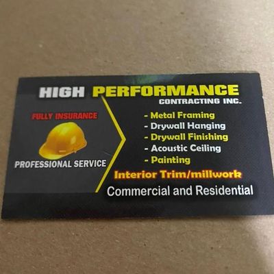 Avatar for High performance contracting inc