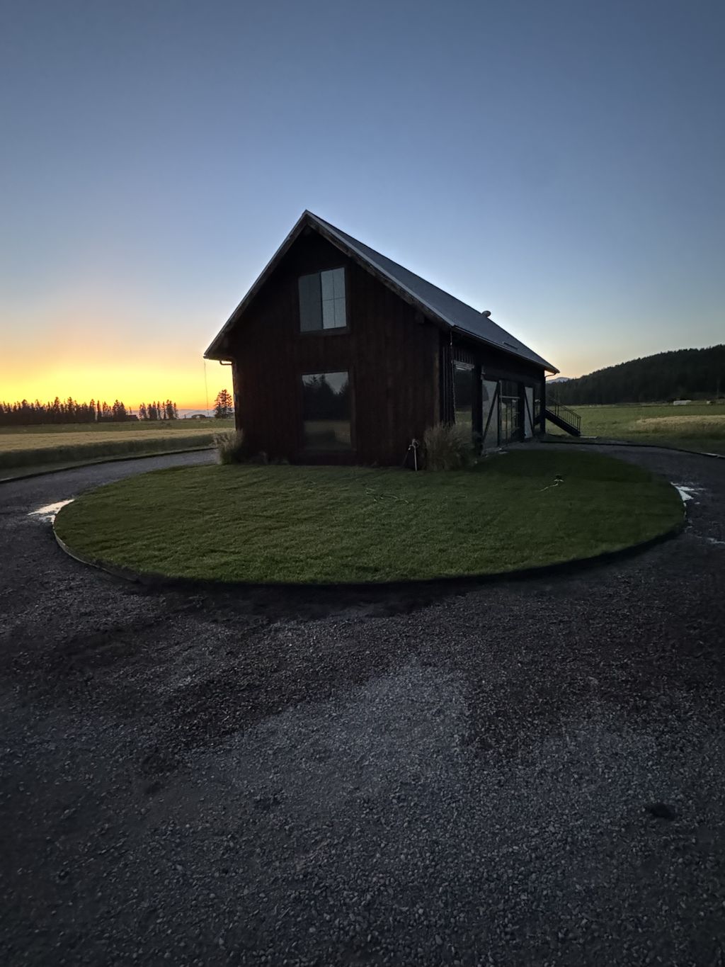 Sod + Aluminum Edging Install