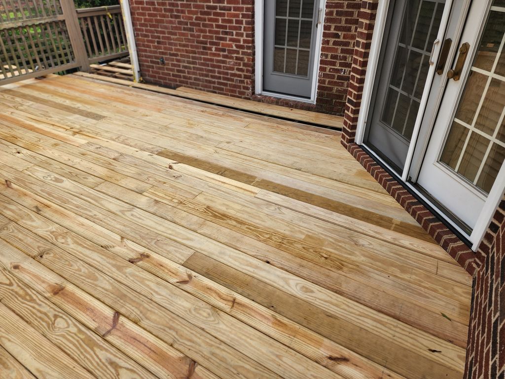 Wood decking replacement