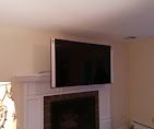 Pull Down TV Mount and Frame