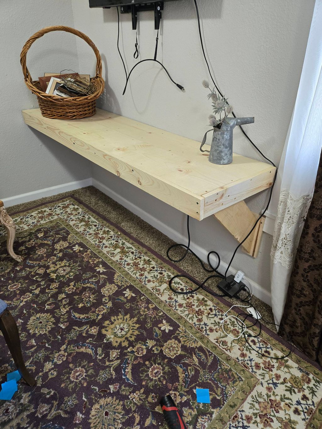 custom built shelving