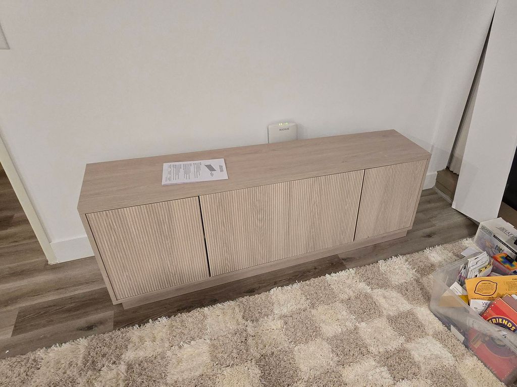 Tv console assembly