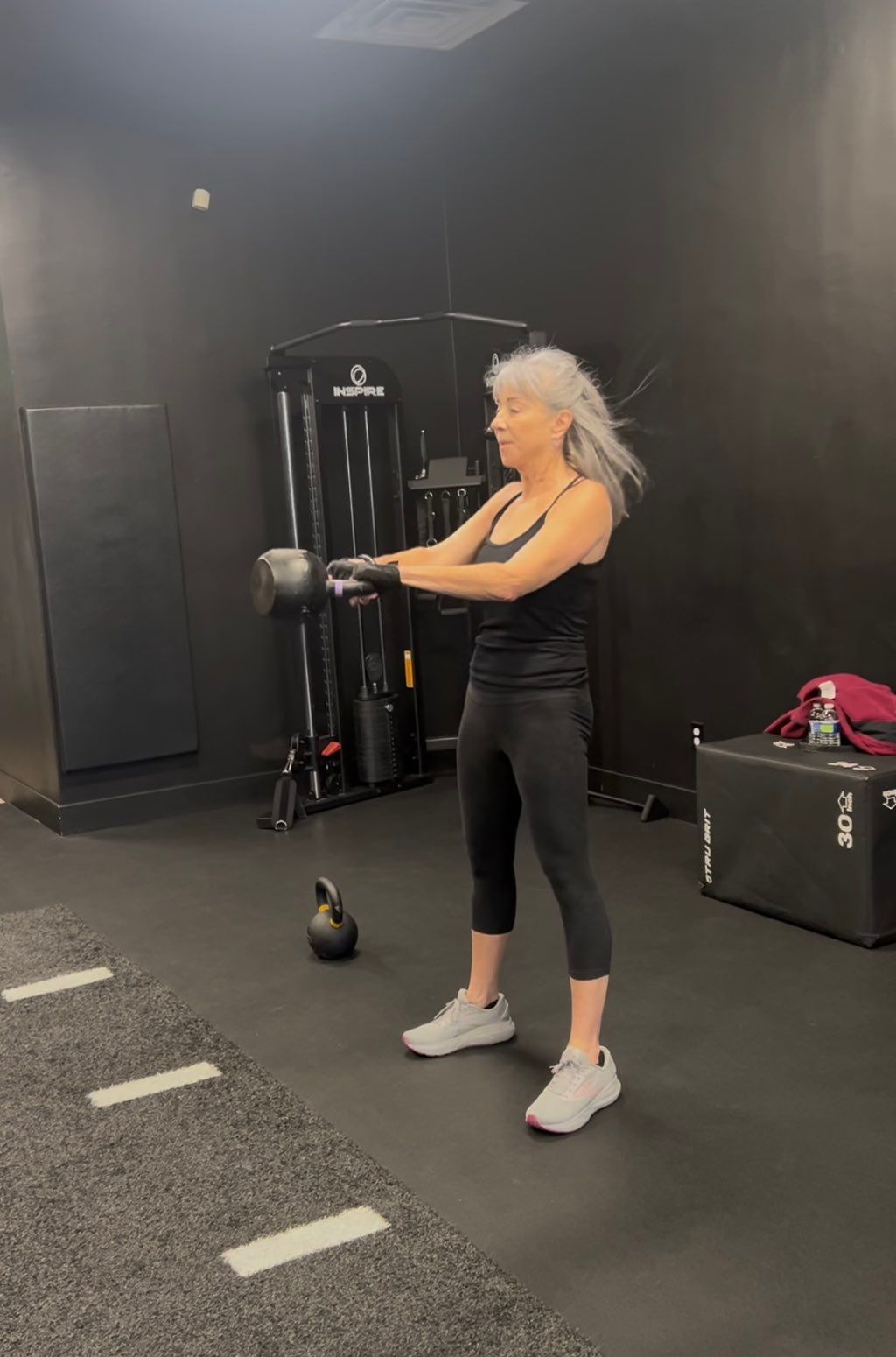 Proud of my 64yr old strong client who can swing a