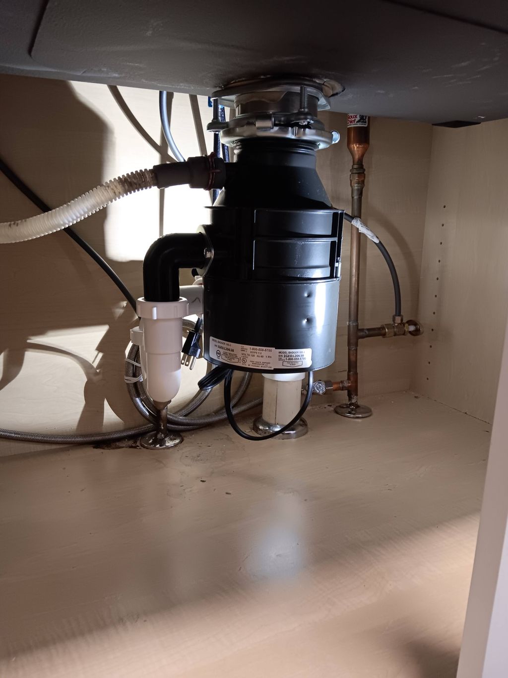New garbage disposal 