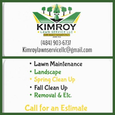 Avatar for Kimroy Lawn Service LLC