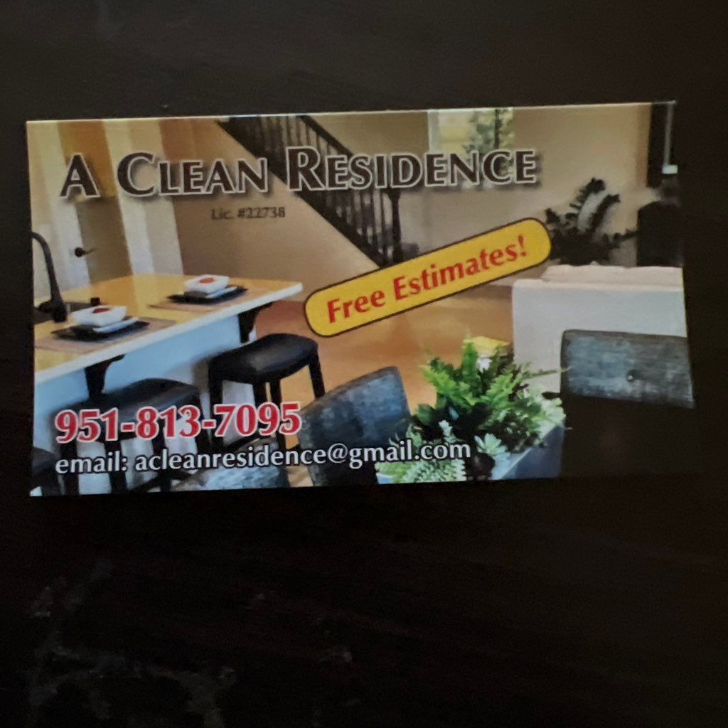 A CLEAN RESIDENCE