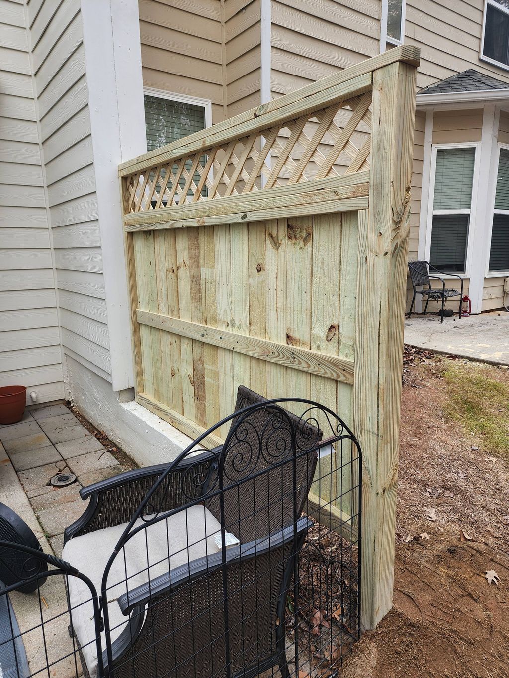 new costum fence