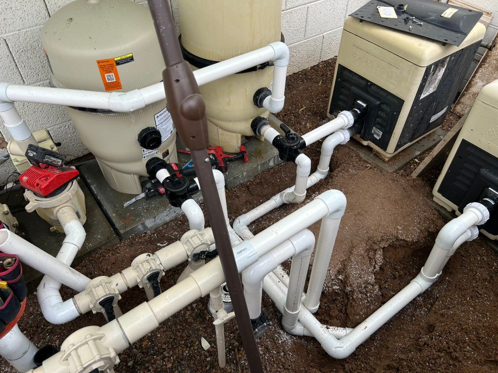 Splitting a pool/spa combo to a dual system. 