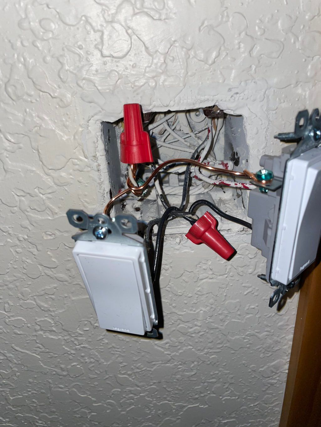 Switch installation.