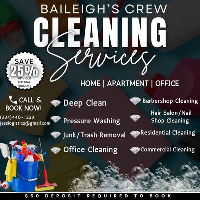 Avatar for Baileigh’s Cleaning Crew