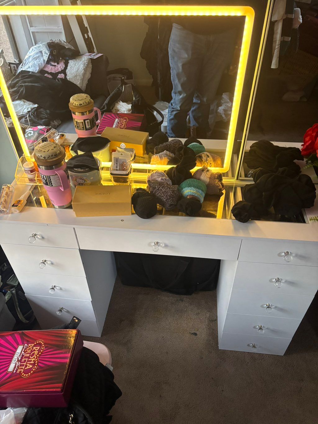 Vanity dresser assembled for $300