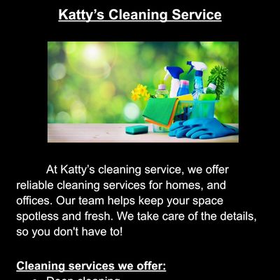 Avatar for Katty’s cleaning service