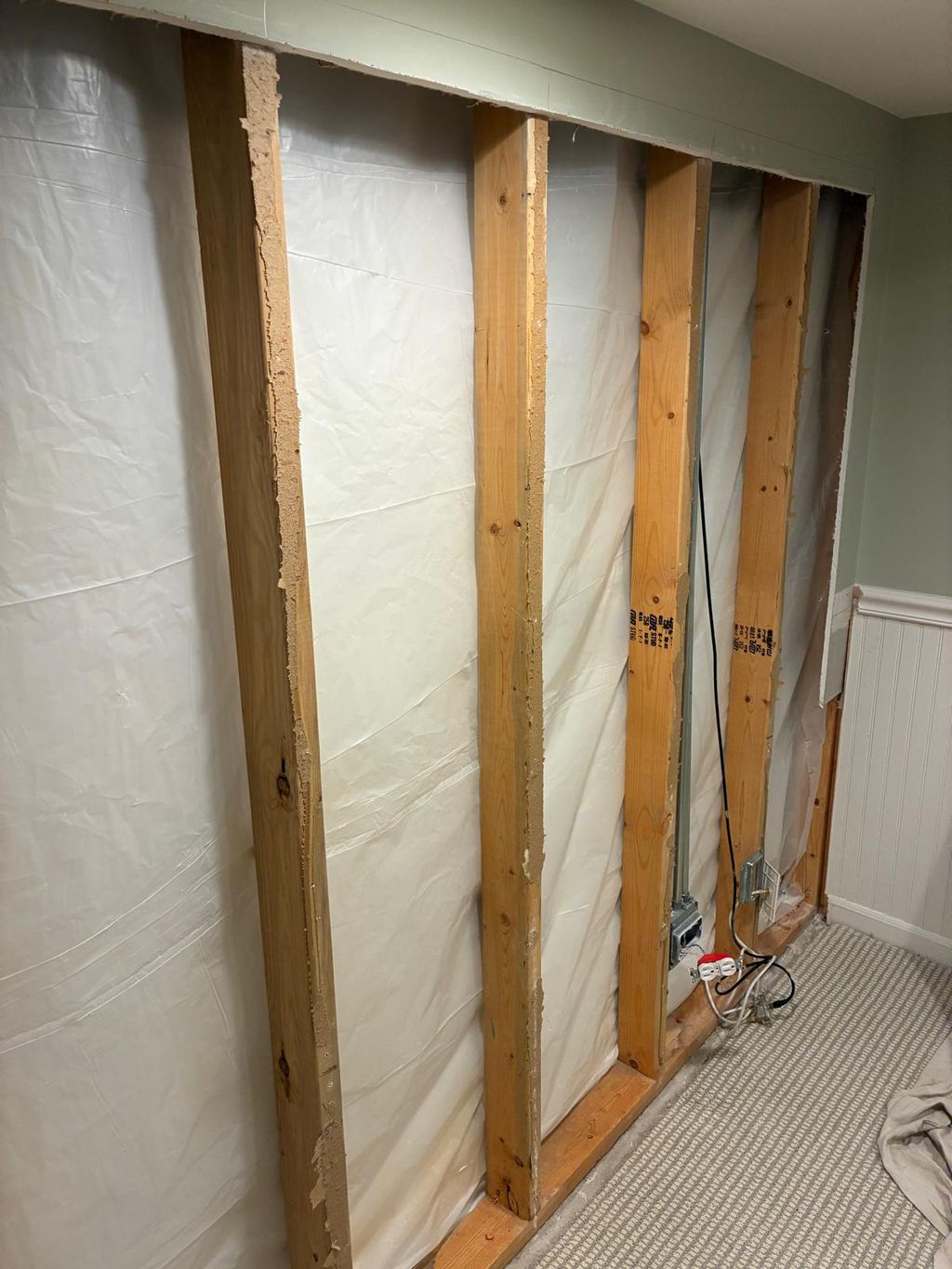 drywall before