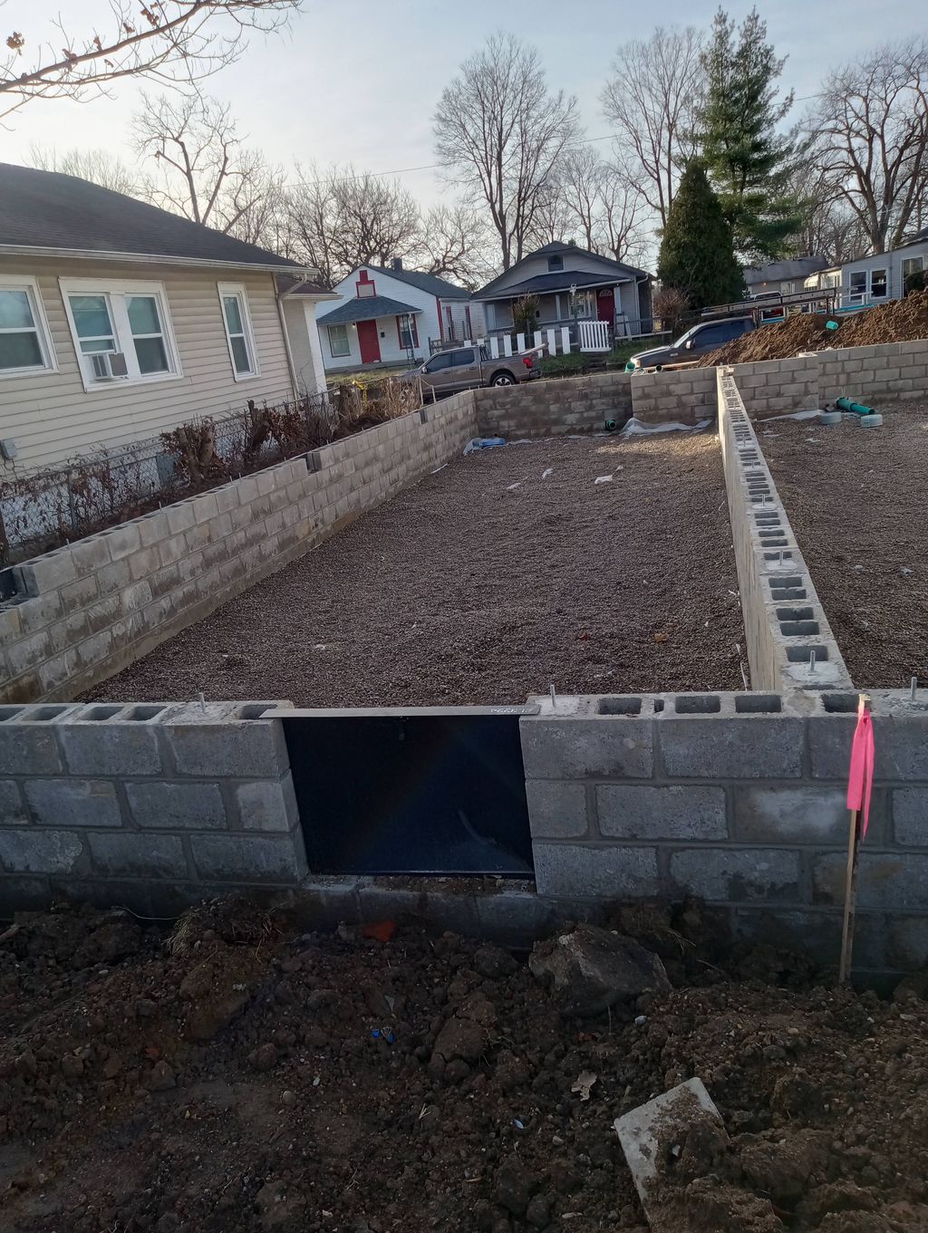 foundation for new construction 