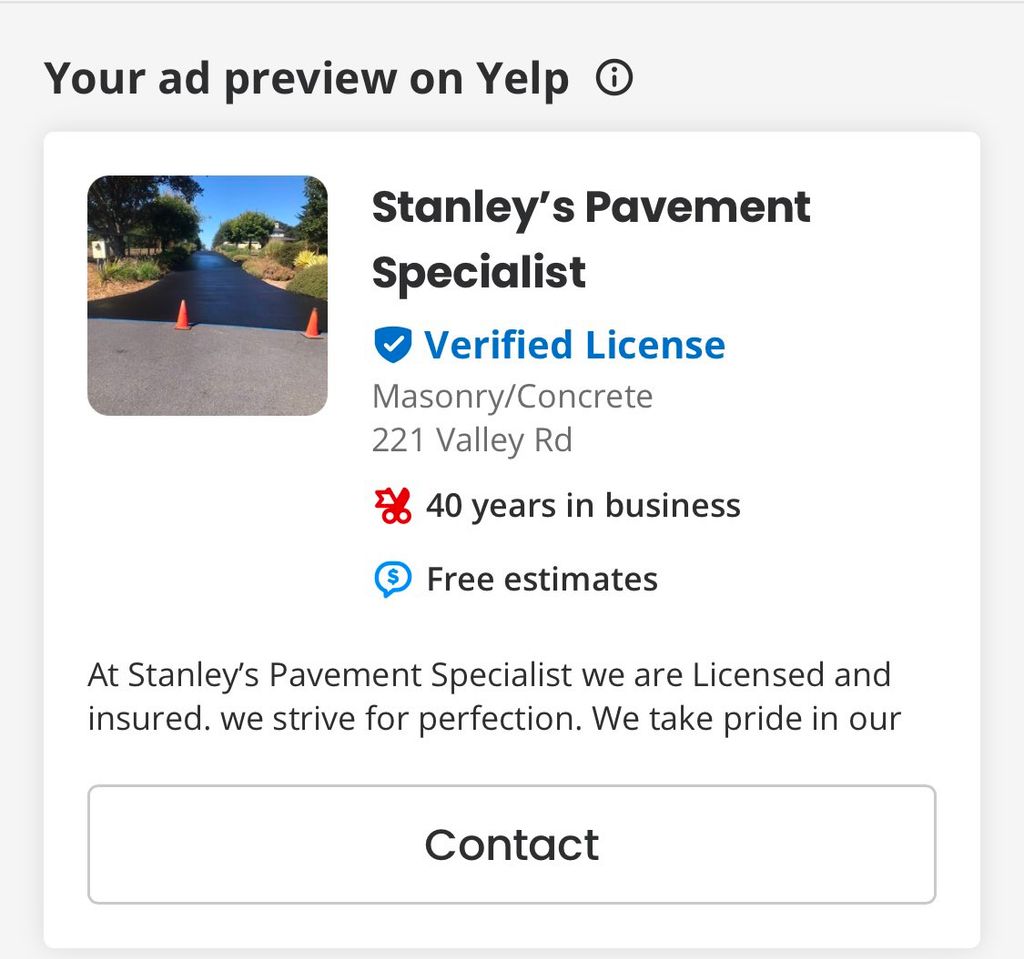 Yelp Advertising …verified license.!!