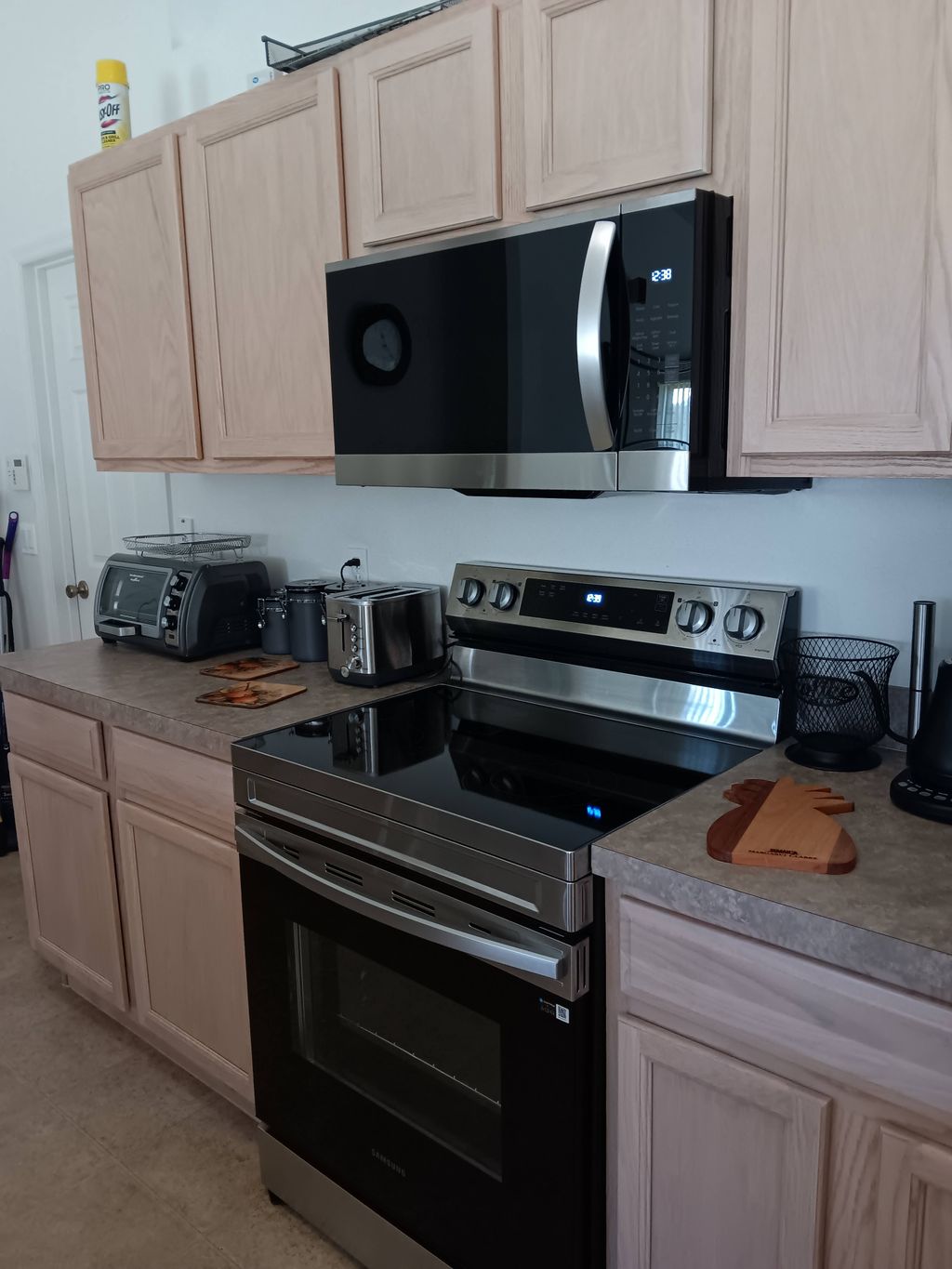 Cabinets cleaned and renewed