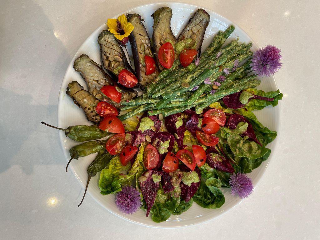 Vegetable Platter, Private Chef for a Family of 6 