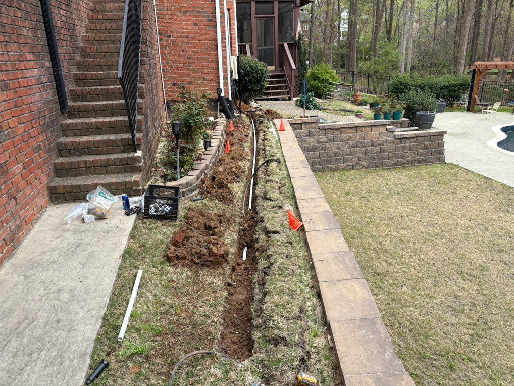 Adding in new heads to irrigate small turf area ab