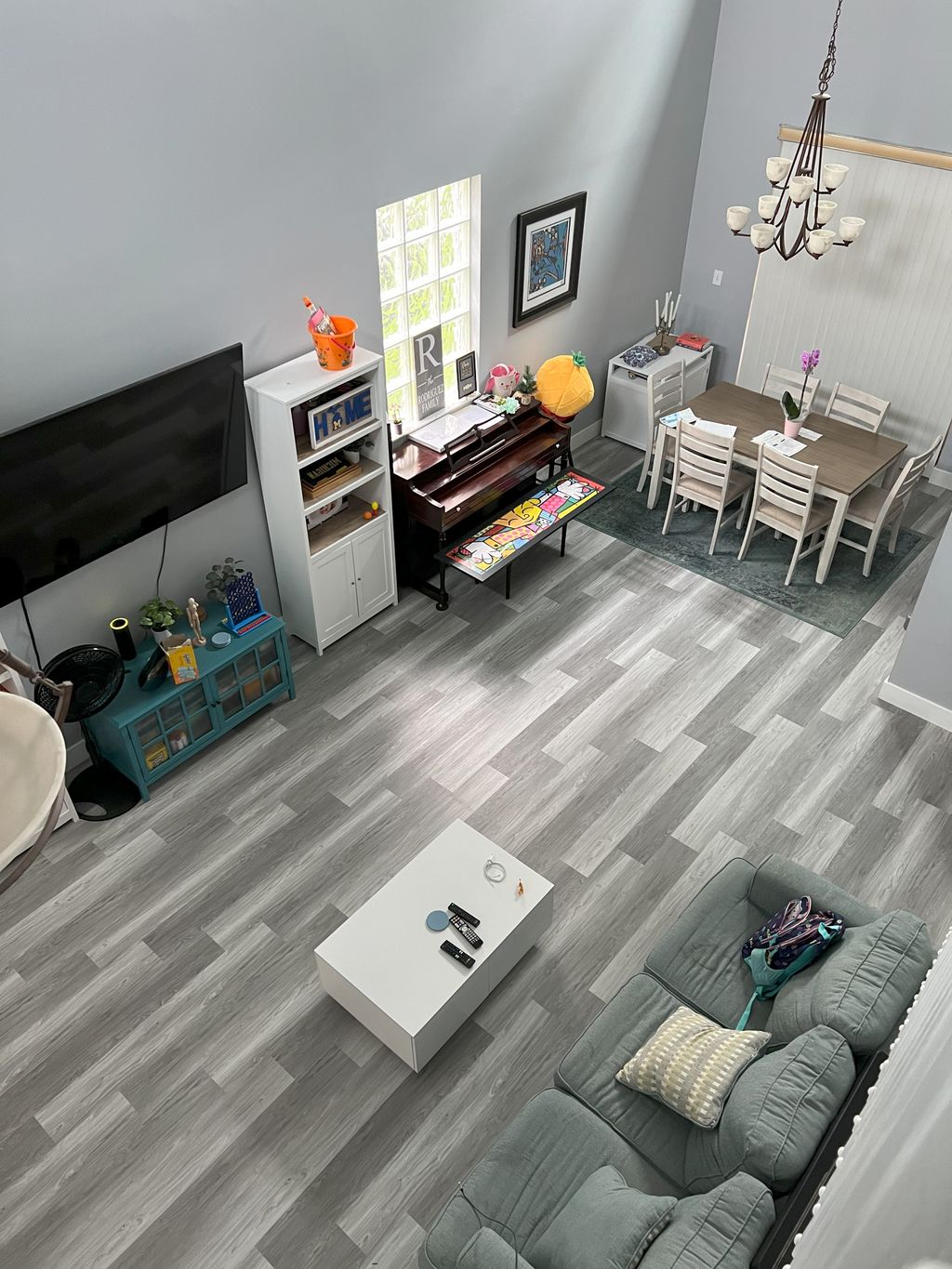 Living area - Top View
