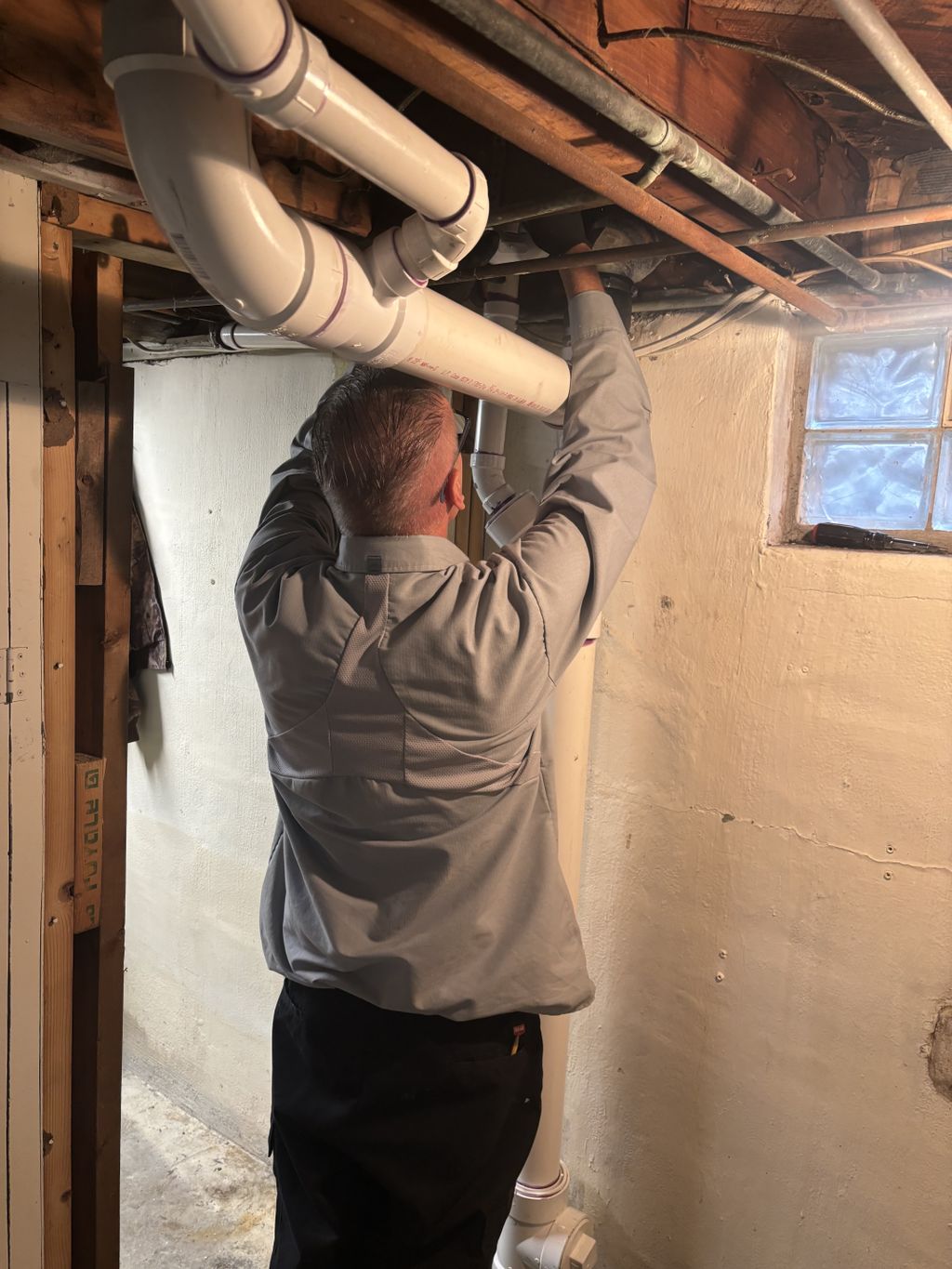 drain line installation