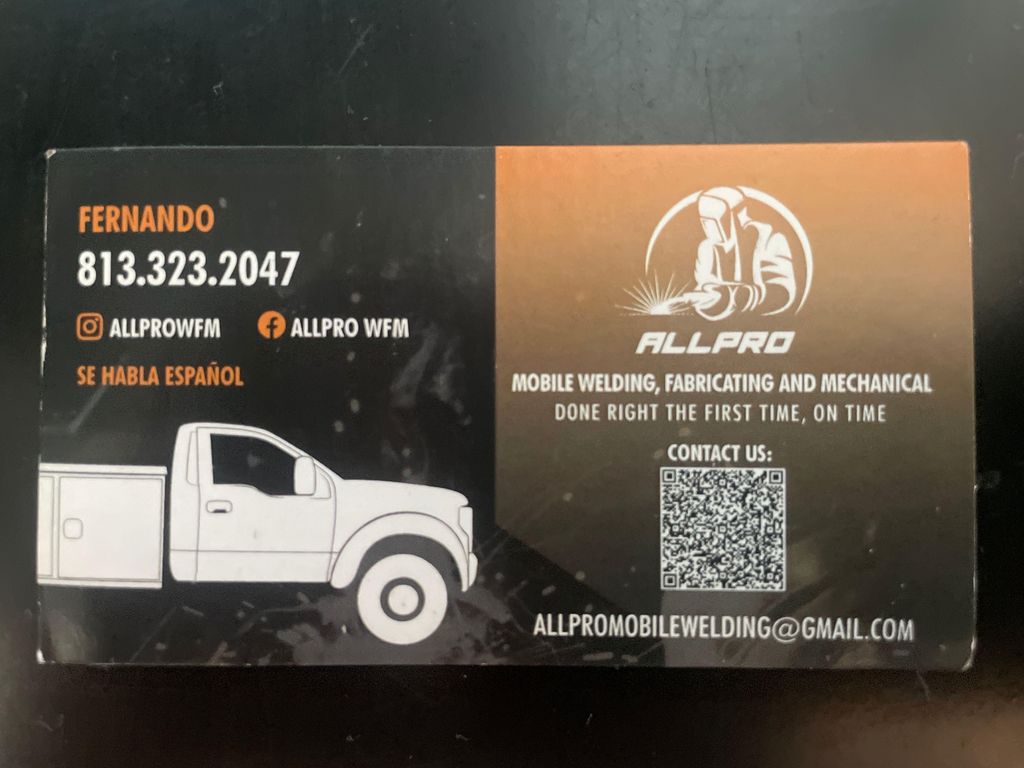 allpro mobile welding, fabricating & mechanical